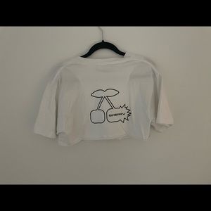 Cherry Los Angeles cropped tee